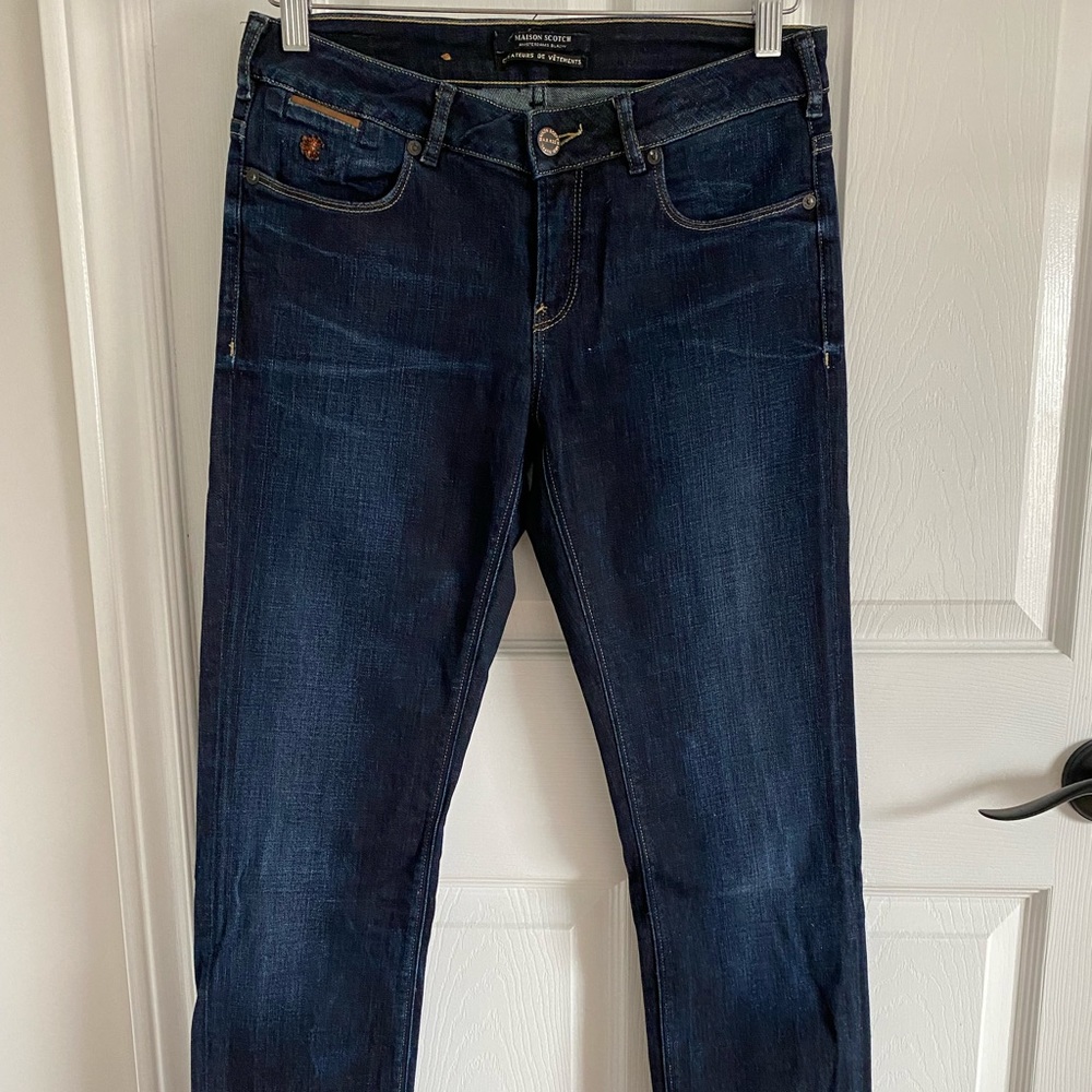 Maison Scotch Dark Wash Slim Jeans